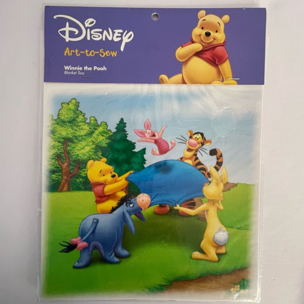 Art To Sew Disney Classic Pooh Quilt Craft 3 Squares Pooh Baby Cross Stitch Book - Picture 6 of 15